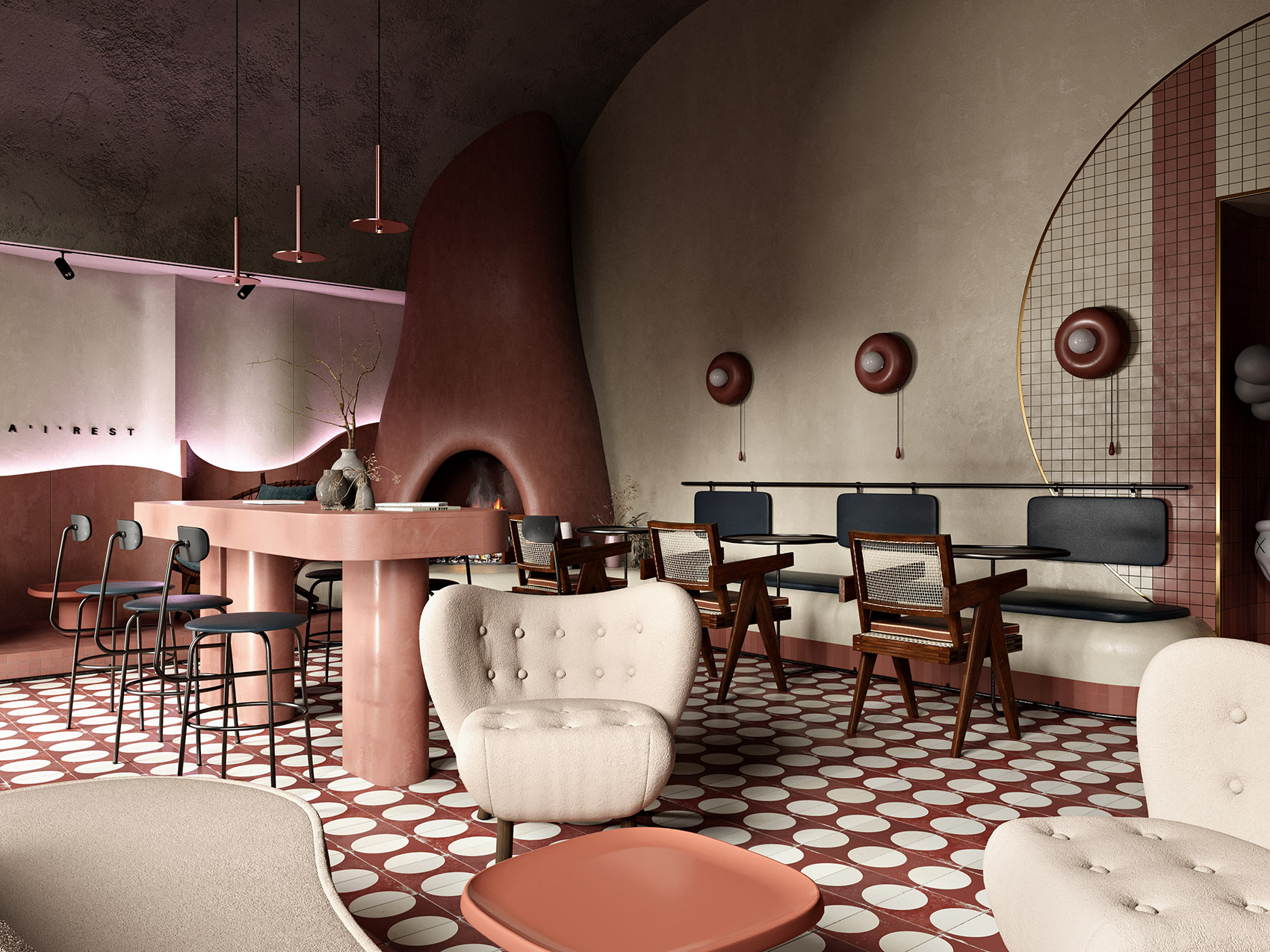 餐厅设计丨充满戏剧性的概念酒吧