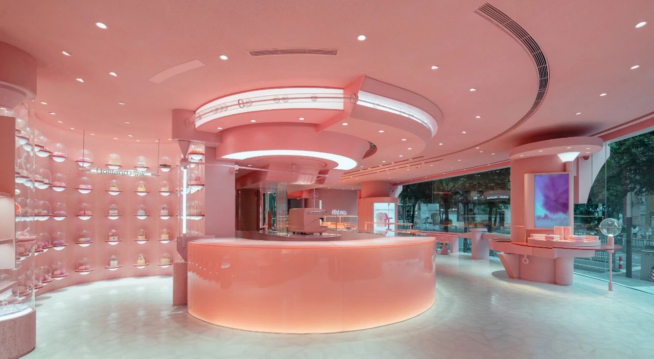 Holiland Pink甜品店设计